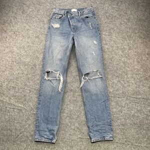 Boyish The Casey Rigid Straight Jeans Spectacular Now in Super Light Size 25